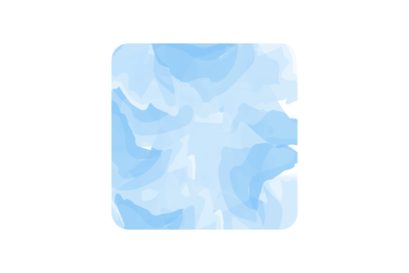 Blue Abstract Watercolor Background for Decorative Elements