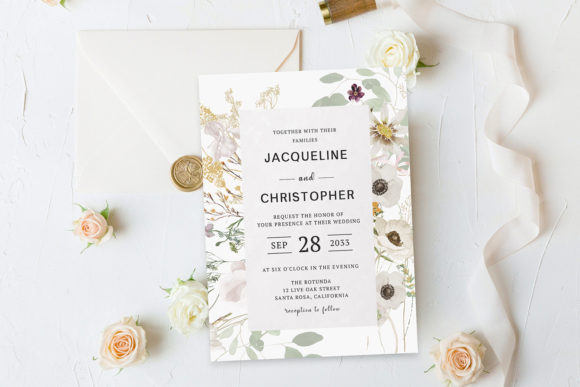 Bridal Shower Green Wedding Invitation Print Templates Review