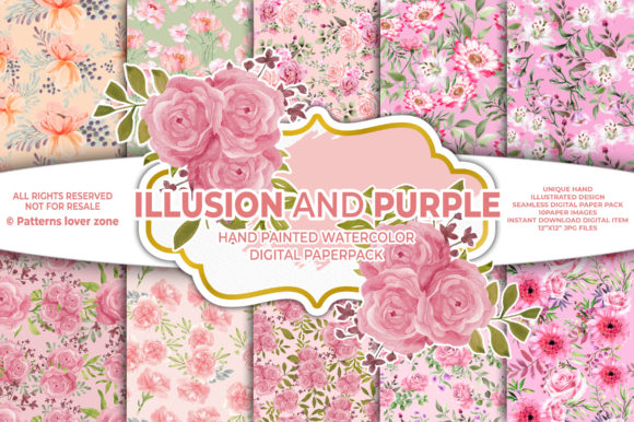 Floral Watercolor Seamless Pattern VLO27 Review