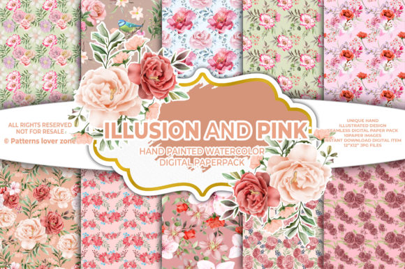 Review: Floral Watercolor Seamless Pattern VLO26