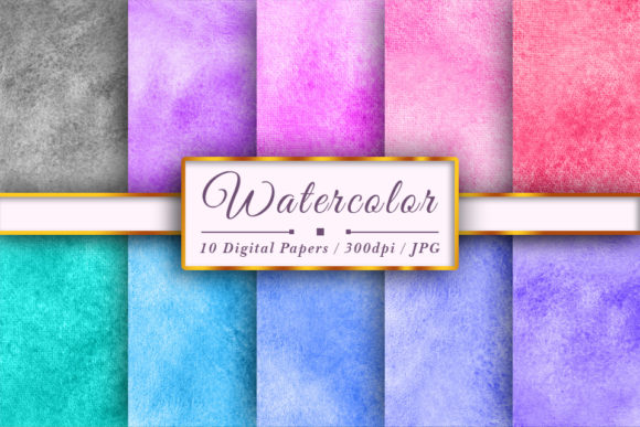 Review: Sublimation Watercolor Digital Papers for Backgrounds