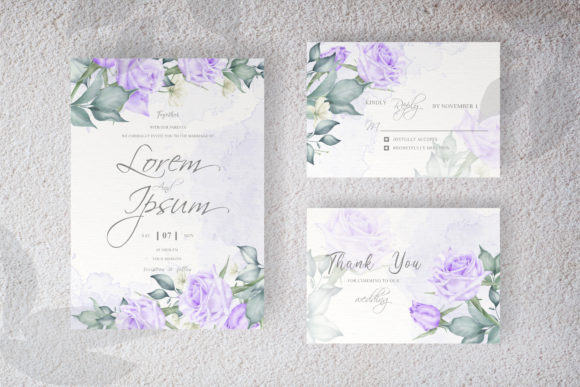 Watercolor Flower Wedding Invitation Print Templates Review