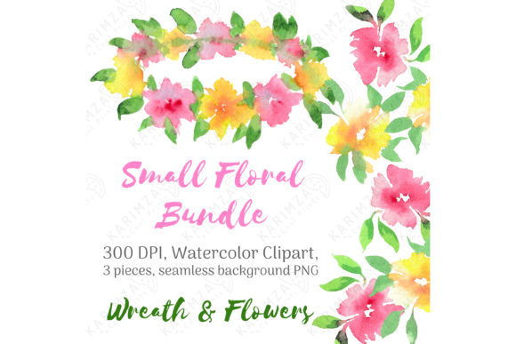 Watercolor Spring Floral Clipart: Decorative Elements Review
