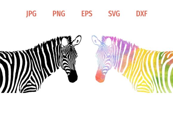 Watercolor Zebra Pattern Silhouette: A Freebies Gem