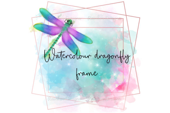 Watercolour Dragonfly Frame: A Designer's Review